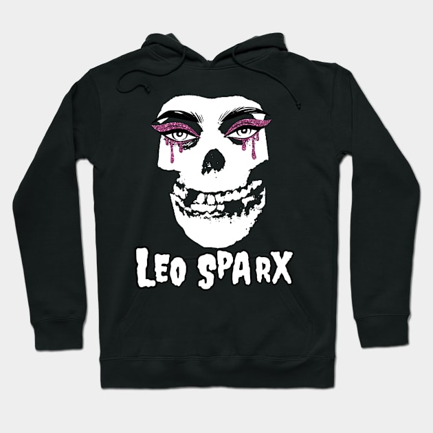 Leo Sparx Glamour Skull (Misfits Inspired) Hoodie by Leo Sparx